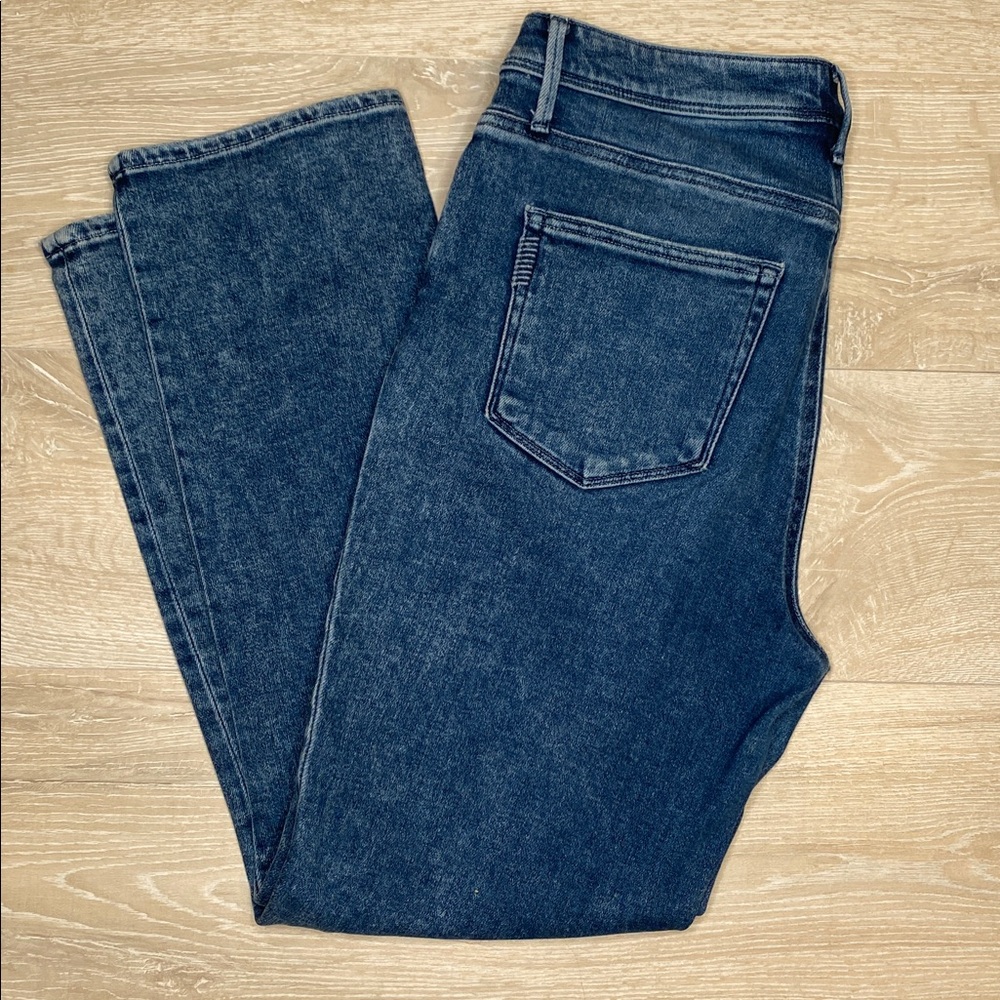 PAIGE Cindy Button Fly Straight Leg Jeans